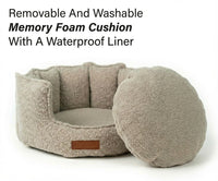 THE COTSWOLD | LUXURY HIGH WALL BOUCLE DOG BED