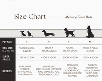 THE HIGHCLERE | LUXURY MEMORY FOAM BOLSTER DOG BED