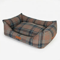 THE MARLOW | LUXURY TARTAN BOLSTER DOG BED