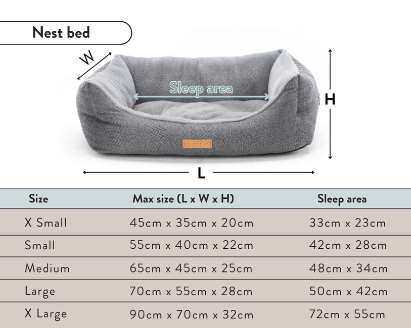 THE LINCOLN | LUXURY TWEED BOLSTER DOG BED