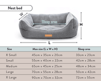 THE LINCOLN | LUXURY TWEED BOLSTER DOG BED