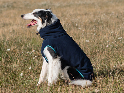 Fleece Dog Coat - Navy