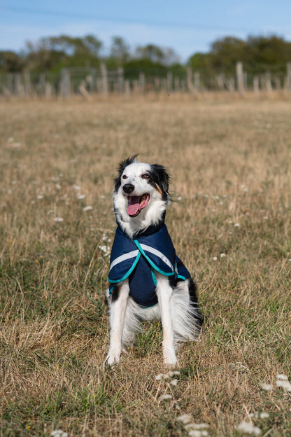 Luxe Waterproof Dog Coat 0g - Navy