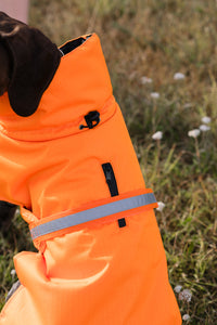 Luxe Waterproof Dog Coat 250g - Orange High Viz