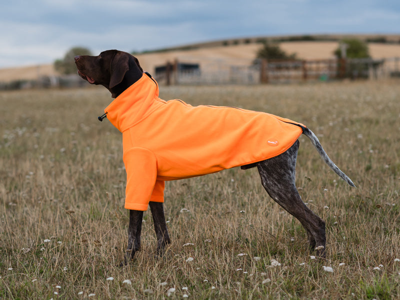 Fleece Dog Jumper - Orange