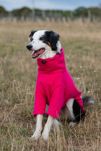 WIDE FIT Fleece Dog Jumper - Pink