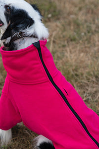 Fleece Dog Jumper - Pink