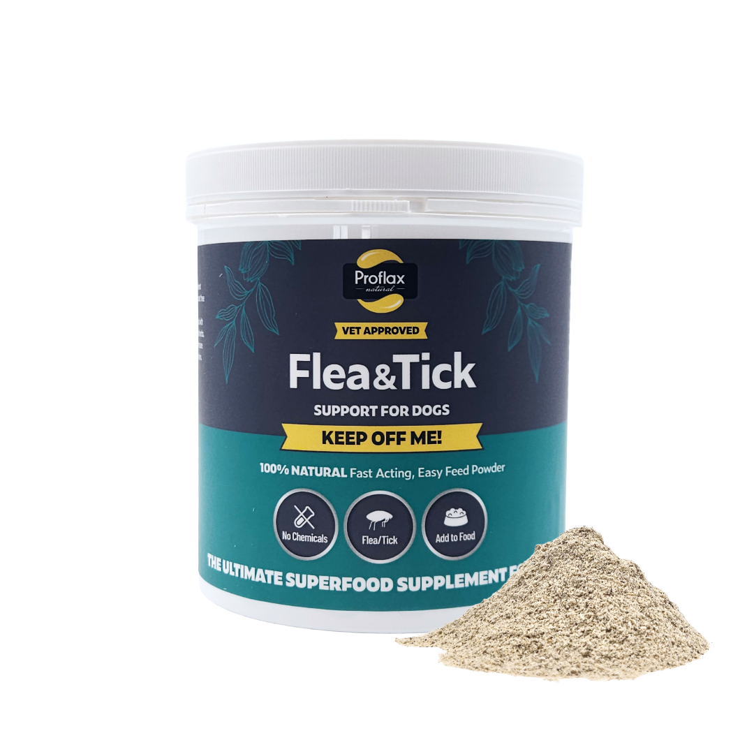 Proflax Keep Off Me tub with natural powder