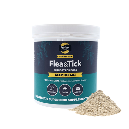 Proflax Keep Off Me tub with natural powder