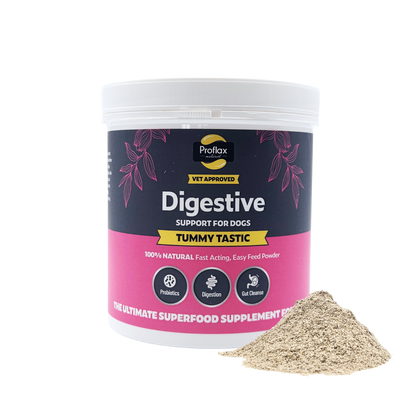 Proflax Tummy Tastic tub with digestive support powder