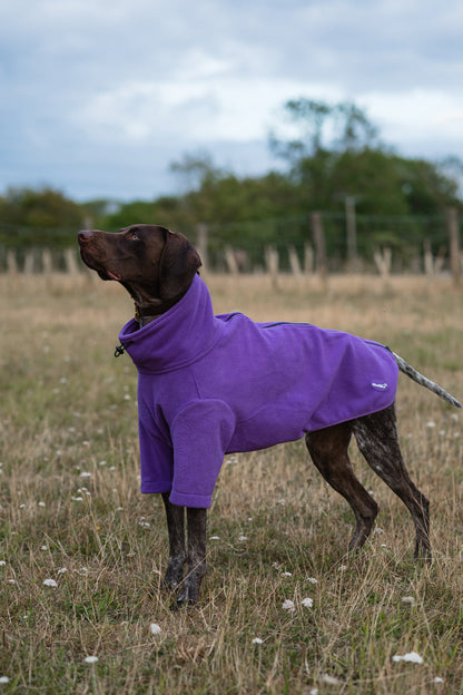WIDE FIT Fleece Dog Jumper - Purple