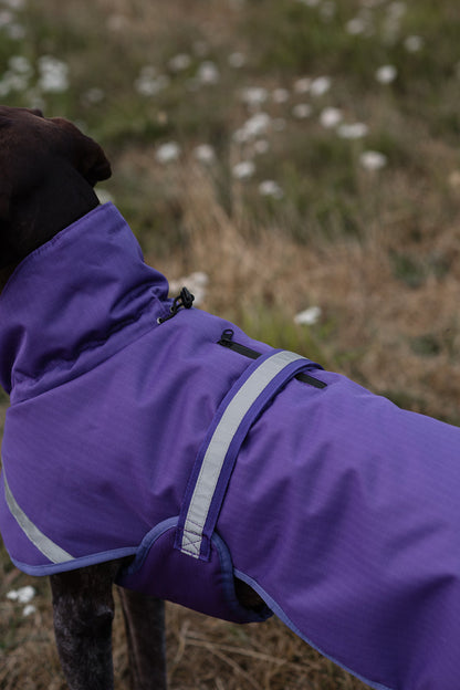Luxe Waterproof Dog Coat 0g - Purple