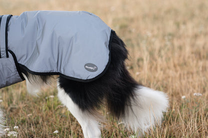 Luxe Waterproof Dog Coat 250g - Reflective Silver