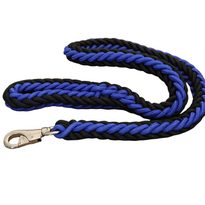 Rope Lead Black & Blue