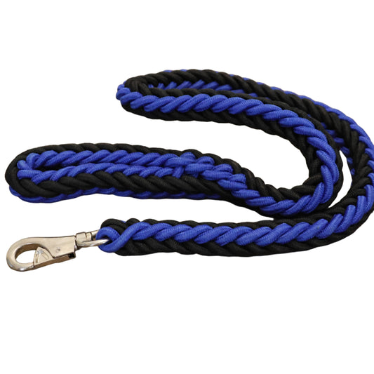 Rope Lead Black & Blue