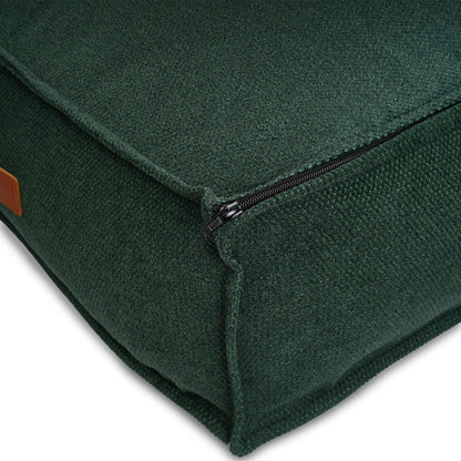 THE RICHMOND | LUXURY GREEN FLAT PILLOW DOG BED