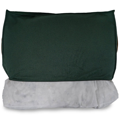 THE RICHMOND | LUXURY GREEN FLAT PILLOW DOG BED