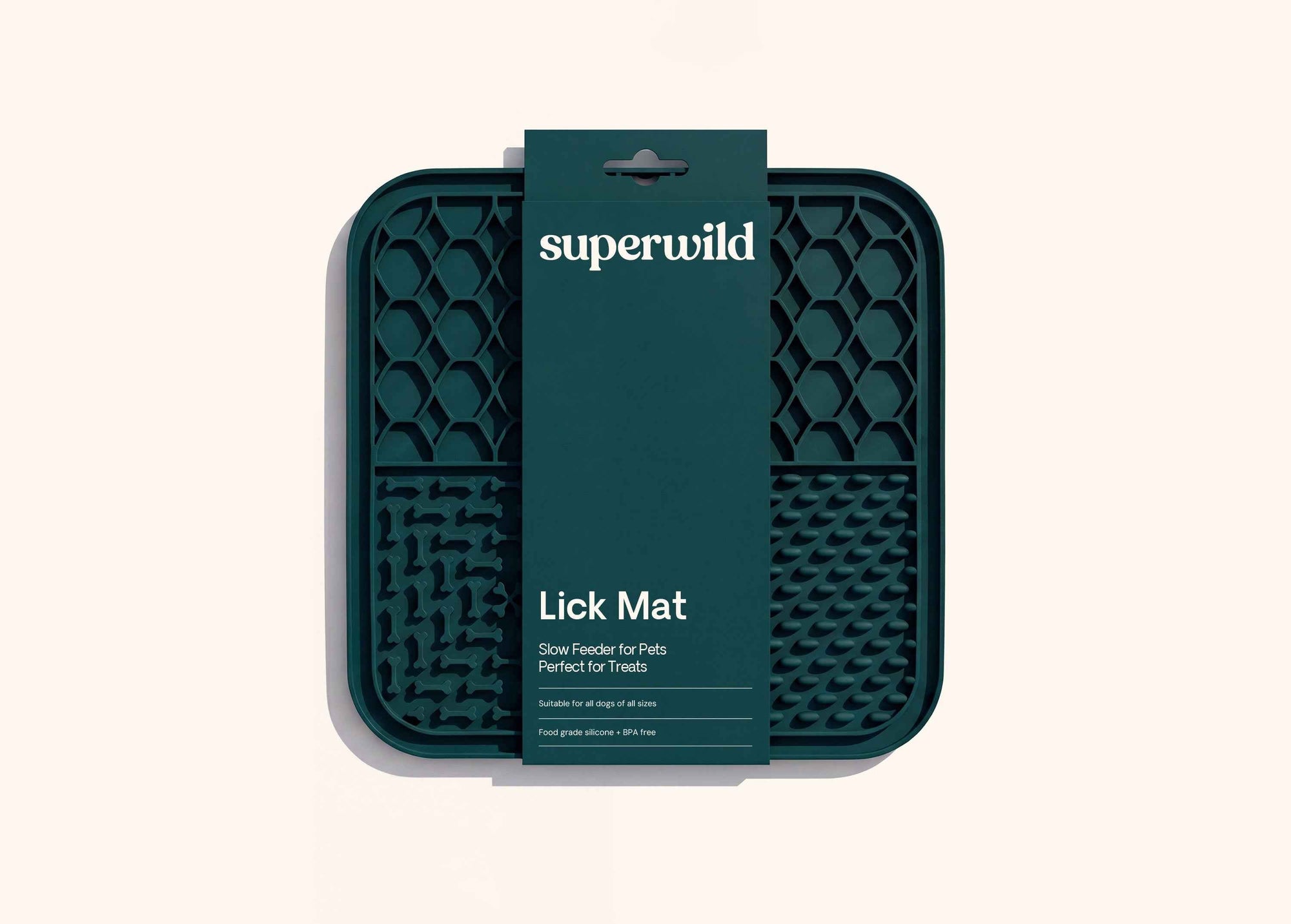 Superwild Lick Mat | Slow Feeder & Enrichment Mat for Dogs