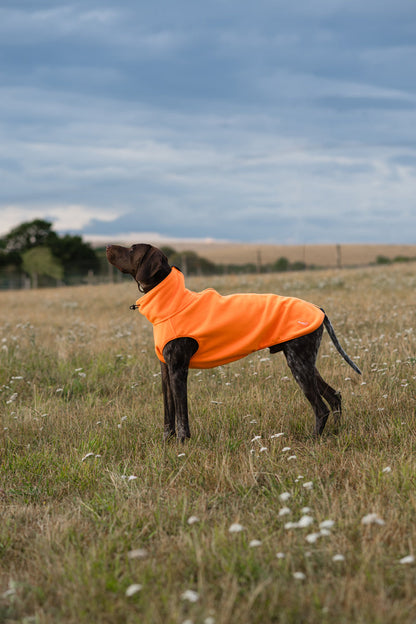 Fleece Dog Coat - Orange