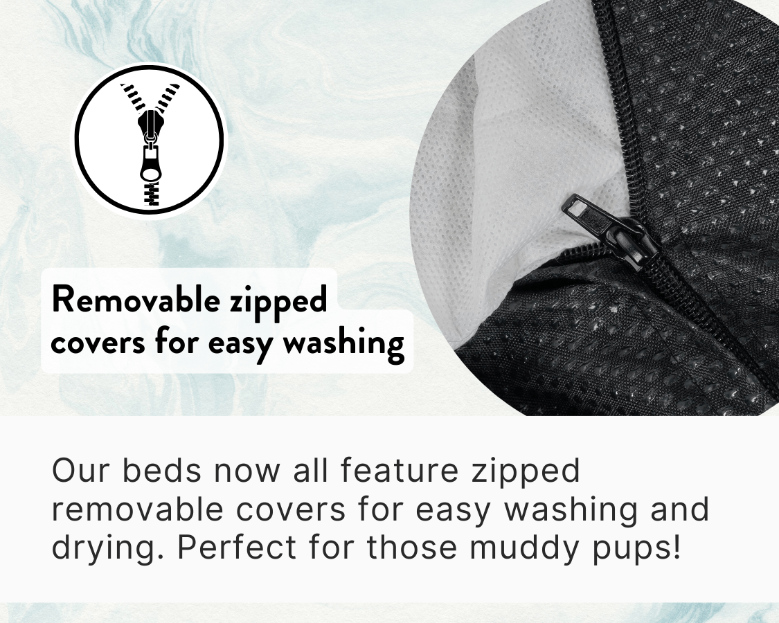 THE BALMORAL | LUXURY HERRINGBONE FLAT PILLOW DOG BED