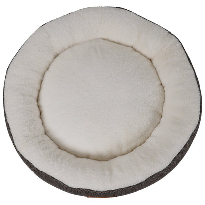 THE LINCOLN | LUXURY TWEED CALMING DONUT DOG BED