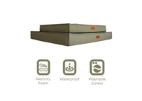 Waterproof & Memory Foam Dog Bed With Removable Covers | Henley